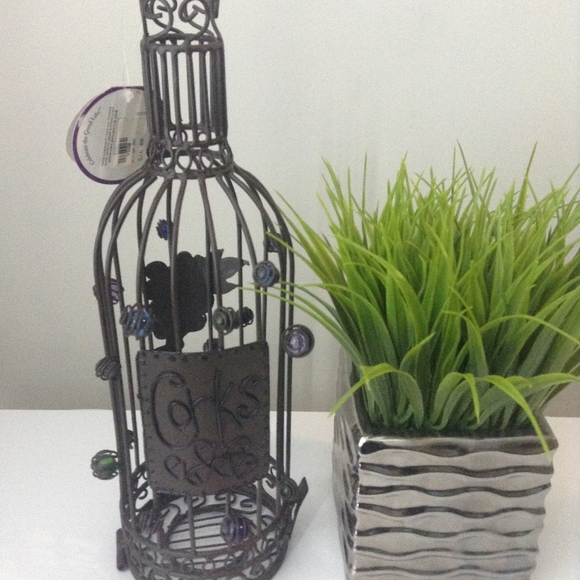 Epic Wine Bottle Cork Cage 14" Metal - Picture 2 of 8